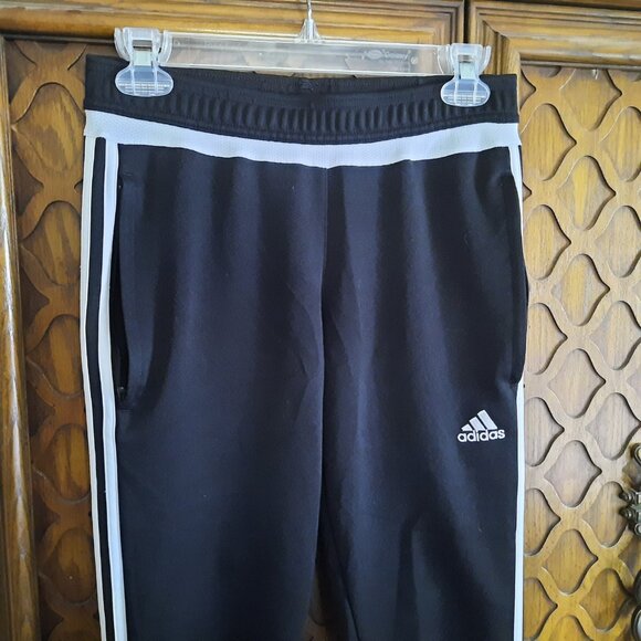 ADIDAS Climacool Tiro 15 Soccer Track Pants Style M64030 - Black/White, S - Picture 4 of 16
